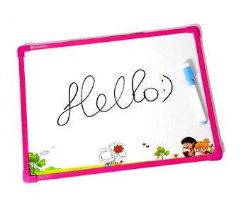 дошка дитяча сухостираюча з маркером 34,5 х 24,5 см 40-23