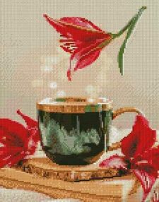 Алмазна мозаїка 30х40 KB007 Чашка кави "Strateg"