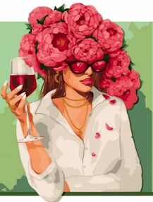 Розпис по номерах 40х50 КНО4899 Квітучий настрій "Ідейка"