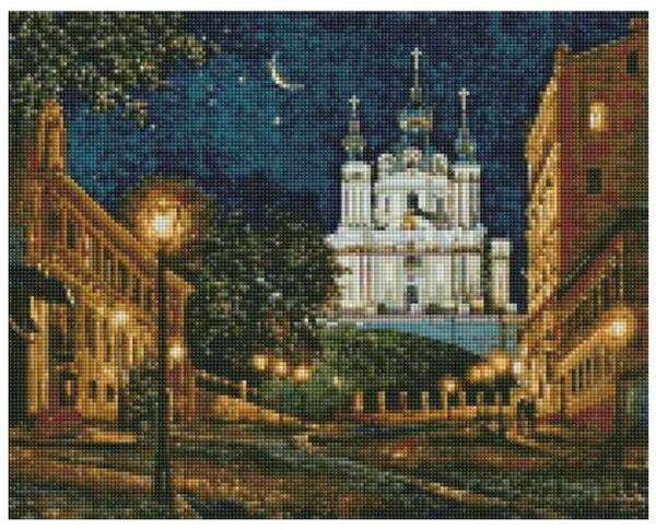 Алмазна мозаїка 40х50 АМО7348 Вечірній Київ Ідейка Ціна (цена) 303.80грн. | придбати  купити (купить) Алмазна мозаїка 40х50 АМО7348 Вечірній Київ Ідейка доставка по Украине, купить книгу, детские игрушки, компакт диски 0