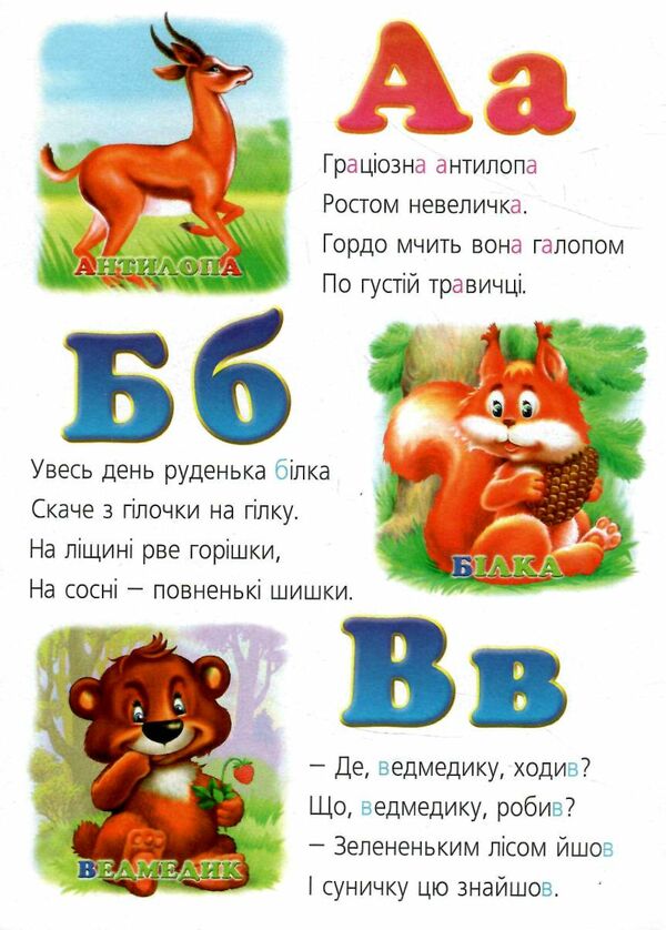 пухнаста абетка картонка формат А5 Ціна (цена) 31.60грн. | придбати  купити (купить) пухнаста абетка картонка формат А5 доставка по Украине, купить книгу, детские игрушки, компакт диски 1