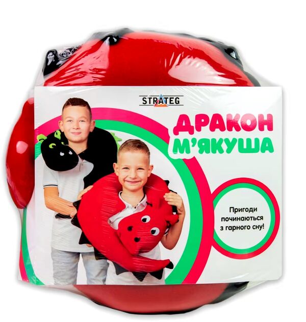 подушка Дракон  червоно-чорний Strateg 60611 Ціна (цена) 374.33грн. | придбати  купити (купить) подушка Дракон  червоно-чорний Strateg 60611 доставка по Украине, купить книгу, детские игрушки, компакт диски 1