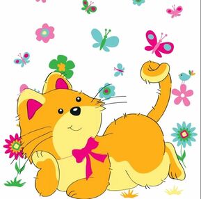 Розпис по номерах 30х30 ES-0805 Грайливе котеня "Strateg"