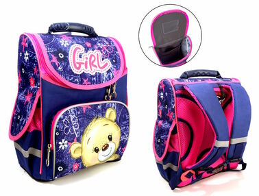 Рюкзак Leader 988911 Медведик короб ортопед 34х26х15см Рюкзак Leader 988911 Медведик короб ортопед 34х26х15см