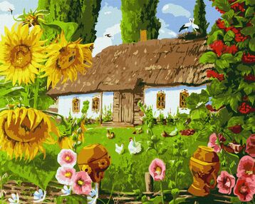 Розпис по номерах 40х50 КНО6317 Серцю милий край "Ідейка"