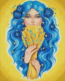 Алмазна мозаїка 40х50 АМО7692 Золото України з АВ стразами "Ідейка"