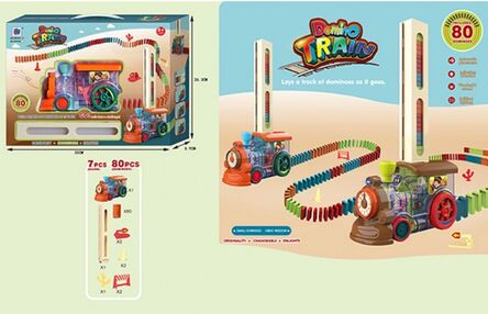 ИД Потяг GP2161 їздить, доміно 80шт, 2 кол, муз