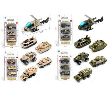 Набір з транспортом 3313-36-7 метал, 3шт, 2 види