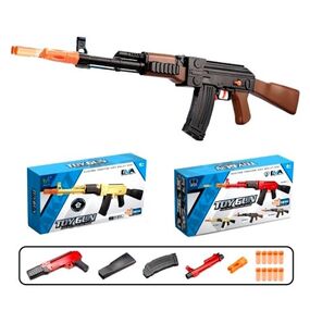 Автомат іграшковий 006 м'які кулі-присоски 10шт Автомат іграшковий 006 м'які кулі-присоски 10шт