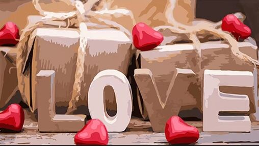 Розпис по номерах 50х25 WW188 LOVE "Strateg"