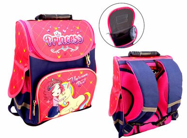 Рюкзак Leader 988904 Єдиноріг з дівчинкою короб ортопед 34х26х15см Рюкзак Leader 988904 Єдиноріг з дівчинкою короб ортопед 34х26х15см