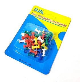 Кнопки - цвяшки 30 штук кольорові 58-16 Кнопки - цвяшки 30 штук кольорові 58-16