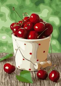 Розпис по номерах 40х50 12117-АС Вишнева спека "Art Craft" арт крафт