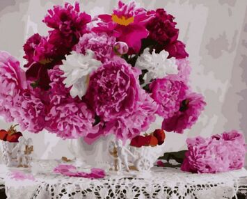 Розпис по номерах 40х50 12128-АС Букет для панянки "Art Craft" арт крафт