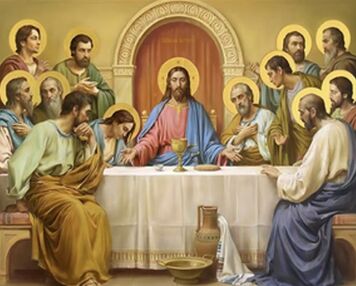 Алмазна мозаїка 30х40 HEG86040 Таїнство "Strateg"