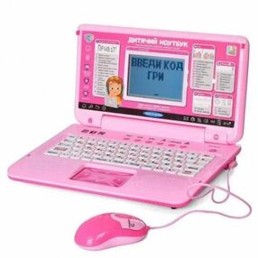 Ноутбук SK 7442-7443 35 функц, 11 ігр рожевий дитячий Ноутбук SK 7442-7443 35 функц, 11 ігр рожевий дитячий