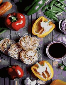 Розпис по номерах 40х50 GS1394 Асорті з перців "Strateg"