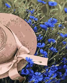 Розпис по номерах 40х50 GS1402 Волошкове поле "Strateg"