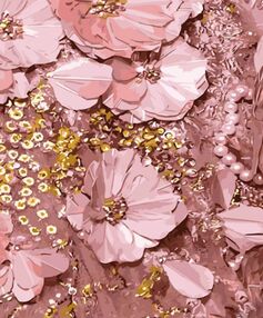 Розпис по номерах 40х50 GS1450 Рожеві квіти "Strateg"