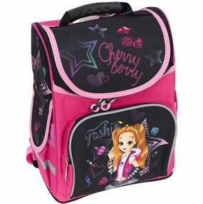 Рюкзак Leader 988913 Дівчинка з хвостиками короб ортопед 34х26х15см Рюкзак Leader 988913 Дівчинка з хвостиками короб ортопед 34х26х15см