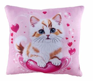 Подушка з принтом № 2 Cat 2 32 х 32 х 10 см