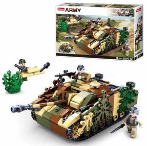 Конструктор Sluban Army Танк 524 деталі М38-В0858