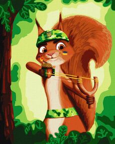 Розпис по номерах 40х50 КНО4495 Прямо у ціль "Ідейка"