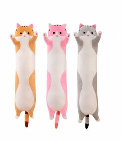 Мяка іграшкаа кіт батон подушка 70см KA-23-624