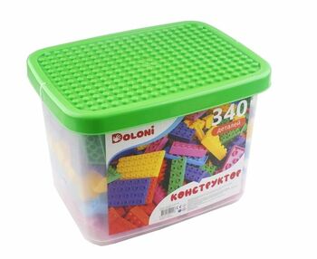 Конструктор  в боксі 340 деталей 013888/27