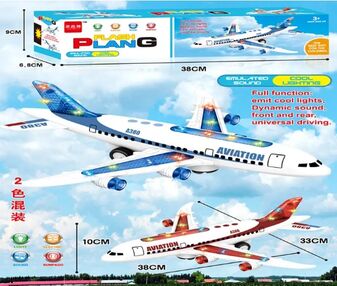 ИД Літак A422-5Y їздить, 2 кольори, муз ИД Літак A422-5Y їздить, 2 кольори, муз