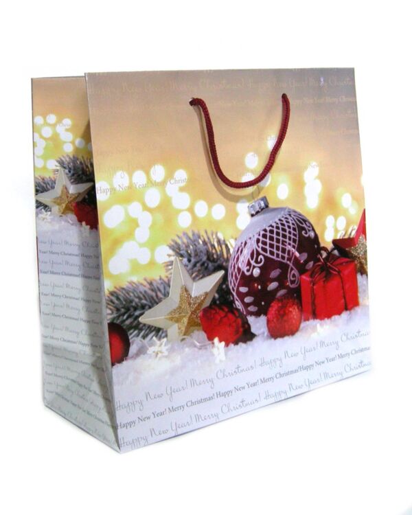 подарунковий пакет новорічний середній квадратний 24 х 24 х 10 см Ціна (цена) 19.80грн. | придбати  купити (купить) подарунковий пакет новорічний середній квадратний 24 х 24 х 10 см доставка по Украине, купить книгу, детские игрушки, компакт диски 0