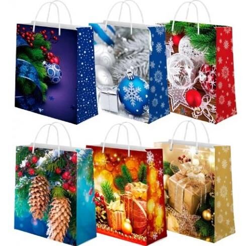 подарунковий пакет новорічний середній квадратний 24 х 24 х 10 см Ціна (цена) 19.80грн. | придбати  купити (купить) подарунковий пакет новорічний середній квадратний 24 х 24 х 10 см доставка по Украине, купить книгу, детские игрушки, компакт диски 1