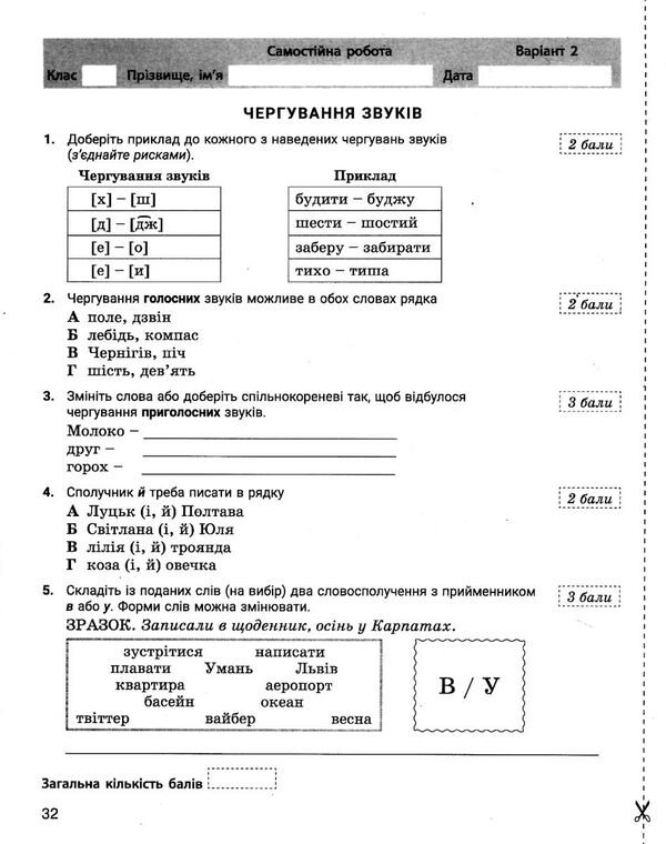 українська мова 5кл +формувальне оцінювання контроль результатів навчання Ціна (цена) 68.00грн. | придбати  купити (купить) українська мова 5кл +формувальне оцінювання контроль результатів навчання доставка по Украине, купить книгу, детские игрушки, компакт диски 3