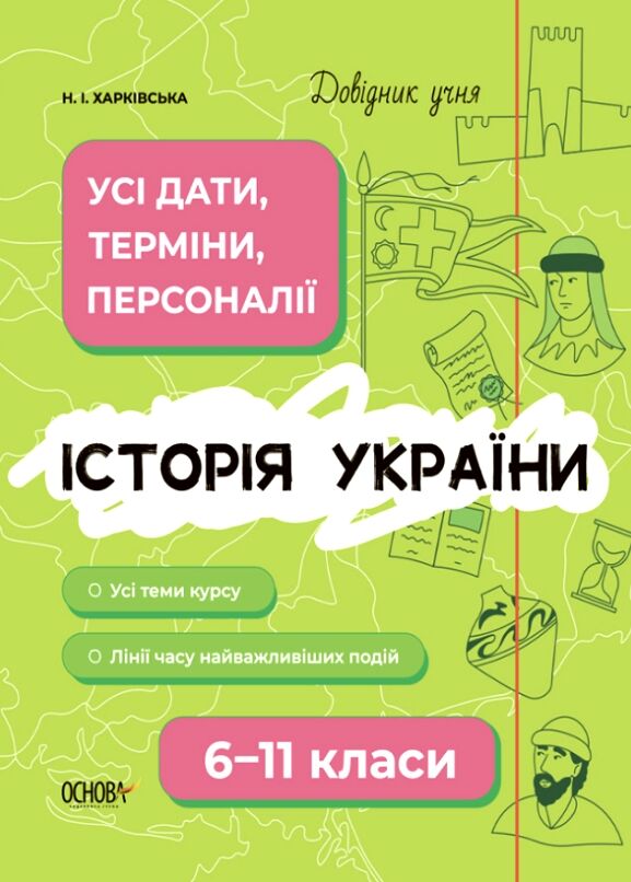 Довідник учня Історія України Усі дати терміни персоналії  6-11 класи Ціна (цена) 89.30грн. | придбати  купити (купить) Довідник учня Історія України Усі дати терміни персоналії  6-11 класи доставка по Украине, купить книгу, детские игрушки, компакт диски 0