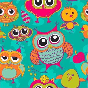 Розпис по номерах 30х30 ES-0802 Різнокольорові птахи "Strateg"