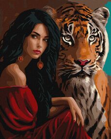 Розпис по номерах 40х50 КНО8318 Влада краси "Ідейка"