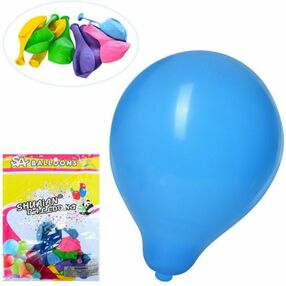 кульки надувні 10 штук 10" мікс кольорів mk 2319-1