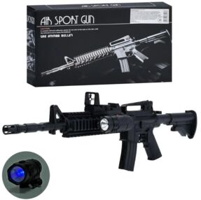 Автомат пластикові кулі світло НА БАТАРЕЙКАХ 223-А8