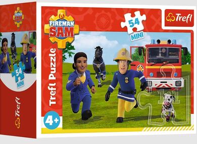 пазли 54 елемента міні команда пожежник сем Trefl 19761