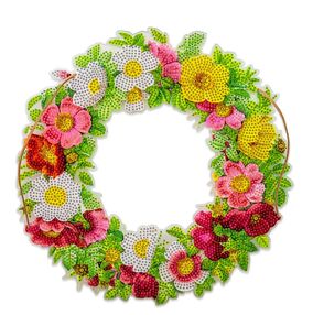 Алмазна мозаїка 30х30 HHE26391 Віночок троянд "Strateg"