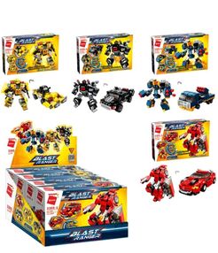 конструктор qman робот / транспорт від 153 деталей 4 види 3305