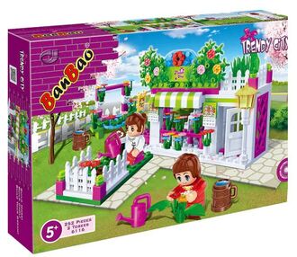 конструктор модне місто квіткова крамниця 252 елемента Banbao 6116