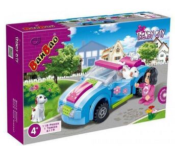 конструктор модне місто автомобіль 118 елементів Banbao 6119
