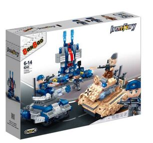 конструктор армія 3в1 танковий бій 538 елементів Banbao 6143