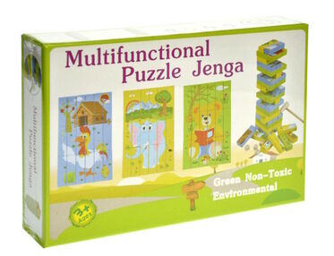 деревяна гра джанга - пазл multifunctional puzzle jenga  30980