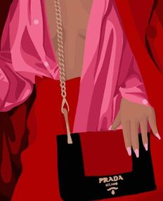 Розпис по номерах 40х50 DY376 Висока мода "Strateg"