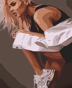 Розпис по номерах 40х50 DY377 Спортивний стиль "Strateg"