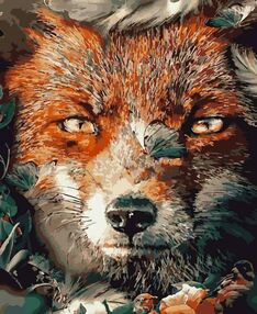 Розпис по номерах 40х50 GS196 Руда красуня "Strateg"