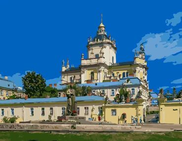 Розпис по номерах 40х50 GS243 Архикафедральний Собор Святого Юра "Strateg"