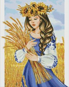 Алмазна мозаїка 40х50 АМО7399 Моя рідна земля "Ідейка"